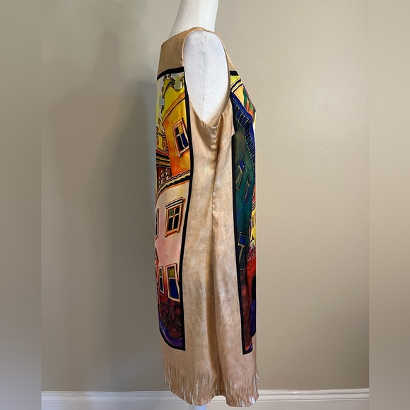 Sweet Miss Tunic Dress with Painted Street Design - Picture 3 of 7